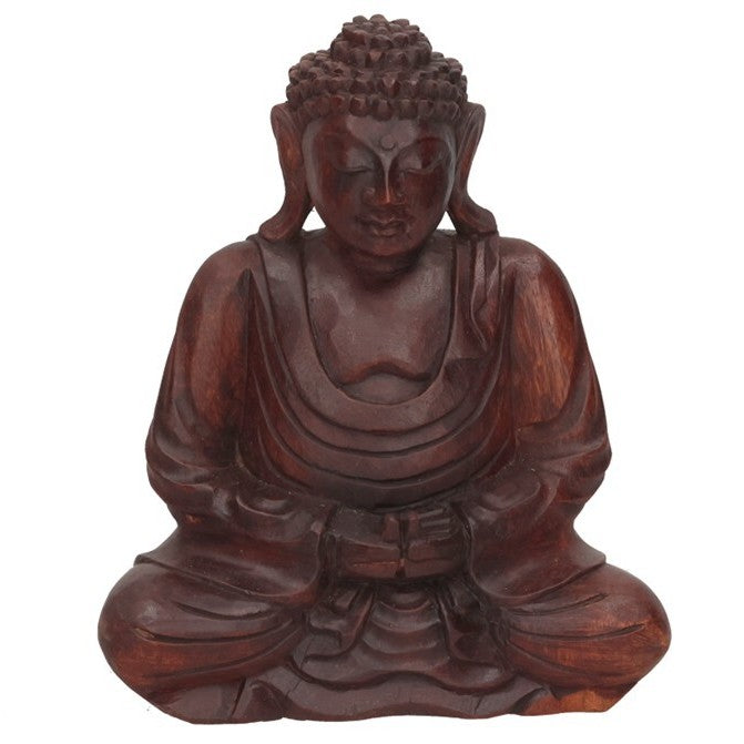 Figura - Buda Madera de Suar 25cm