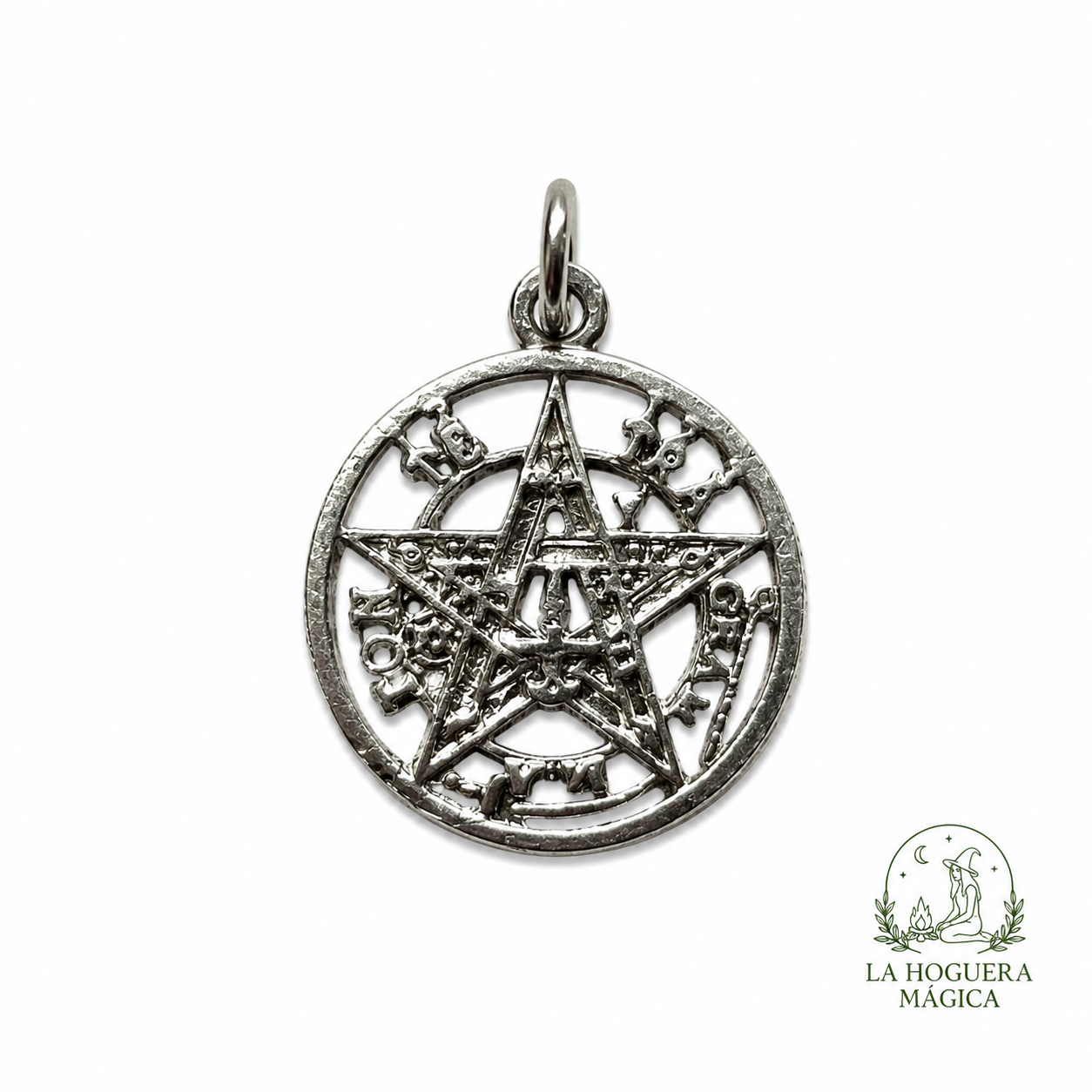 Argent - Collier Tétragramme