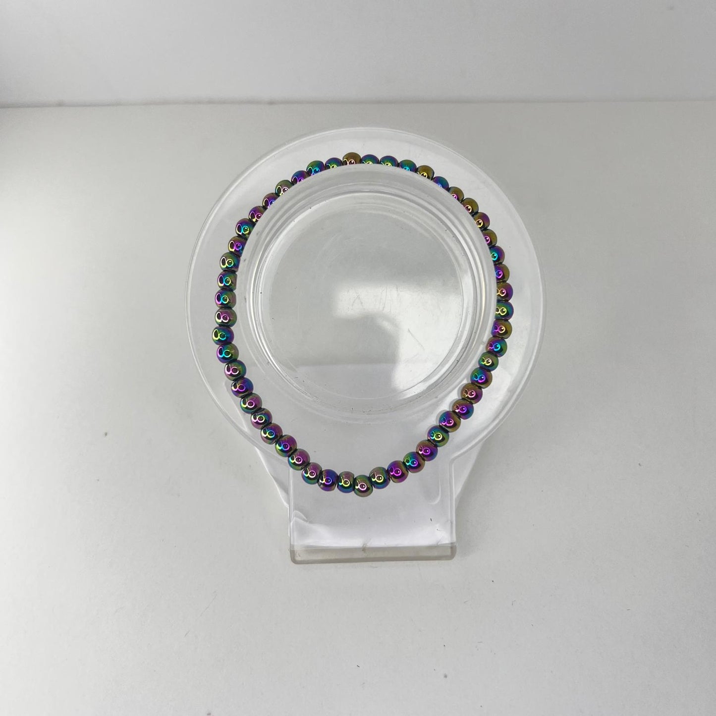 Pulsera - Hematita Arcoíris (4 mm)
