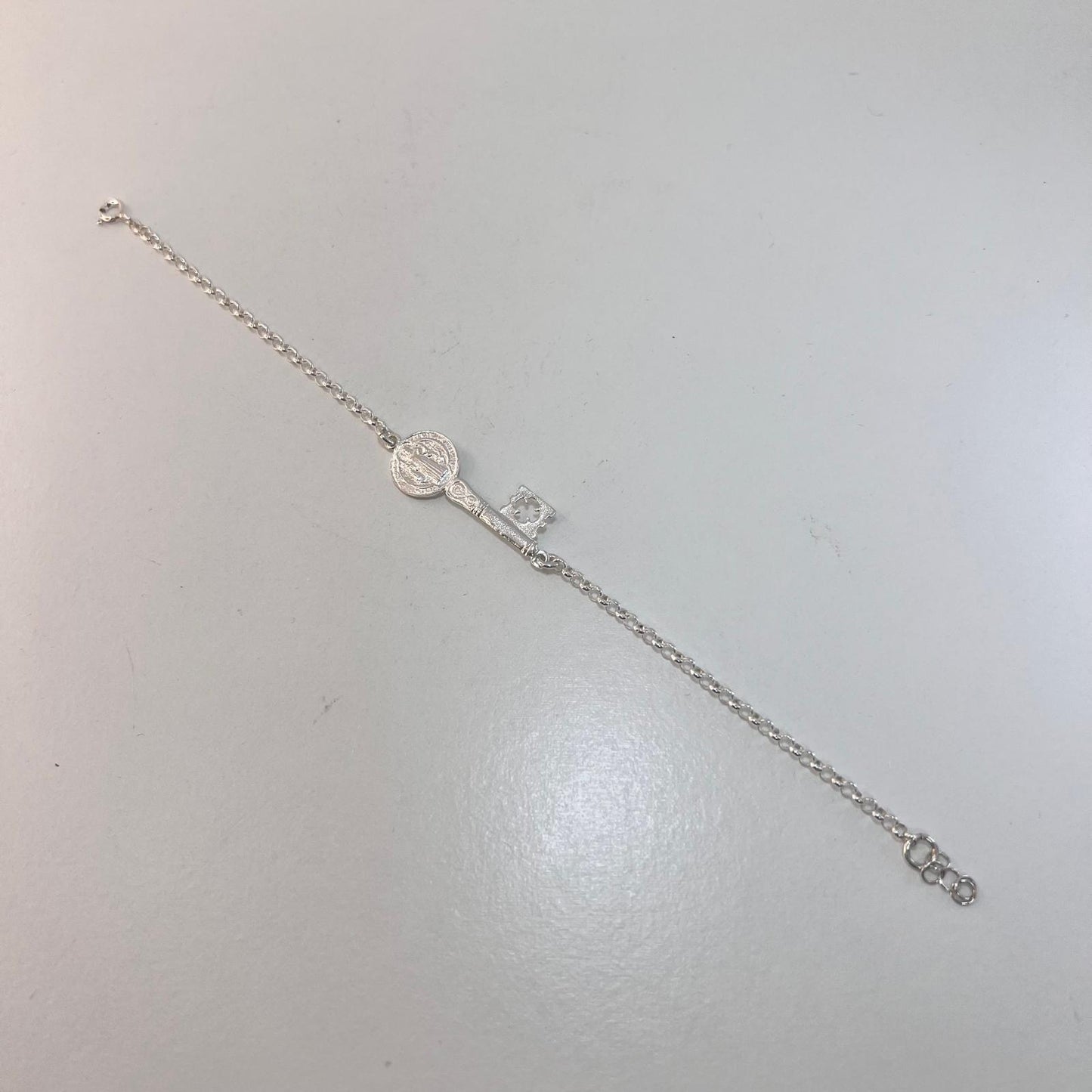 Plata - Pulsera Llave San Benito