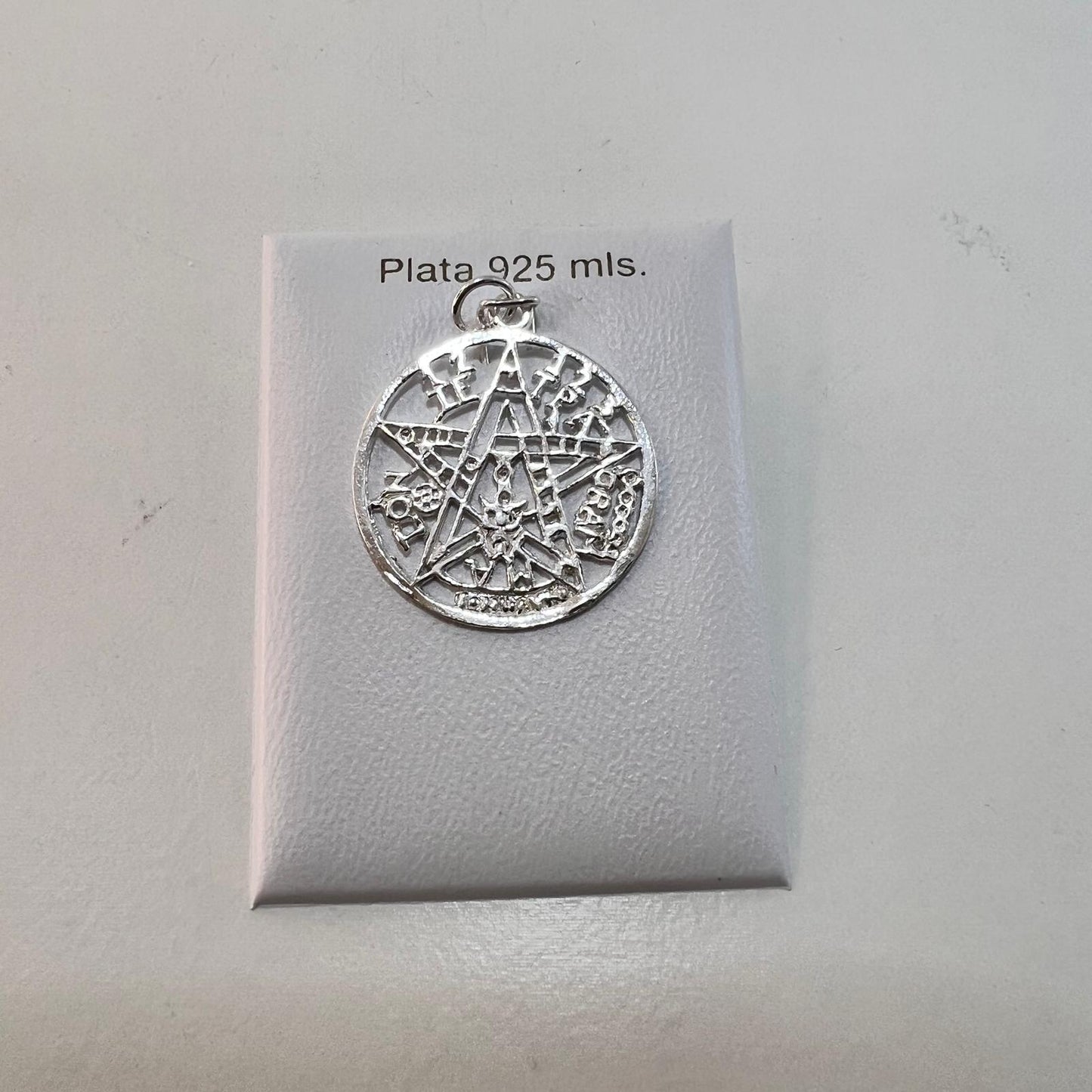Plata - Colgante Tetragramatón
