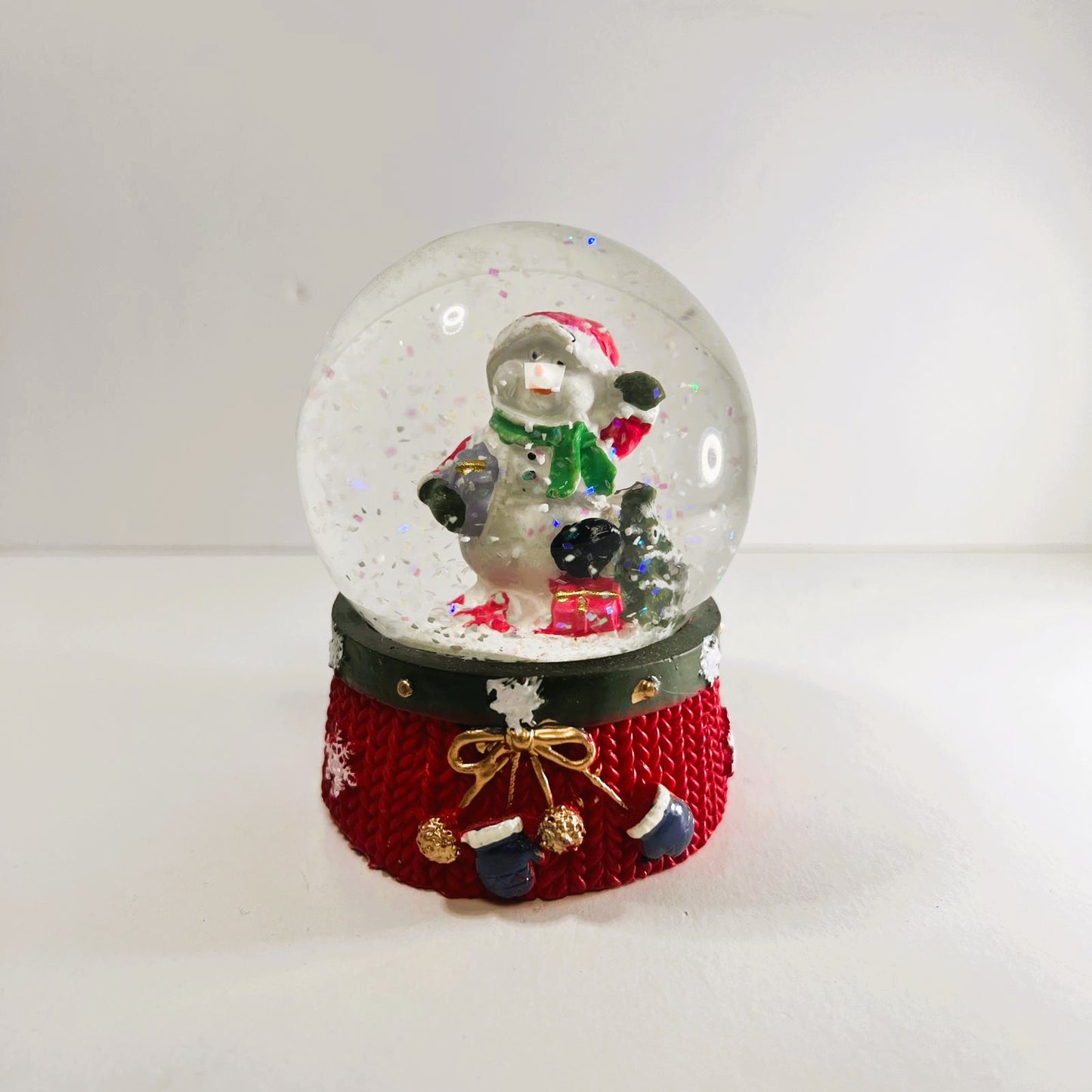 Navidad - Esfera Mediana Muñeco Nieve con Gorro