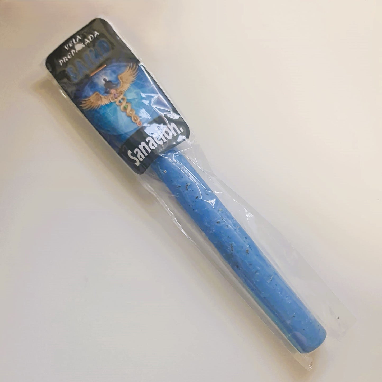 Vela Preparada Salud Sanación Esotérica (19cm Ø 2cm)