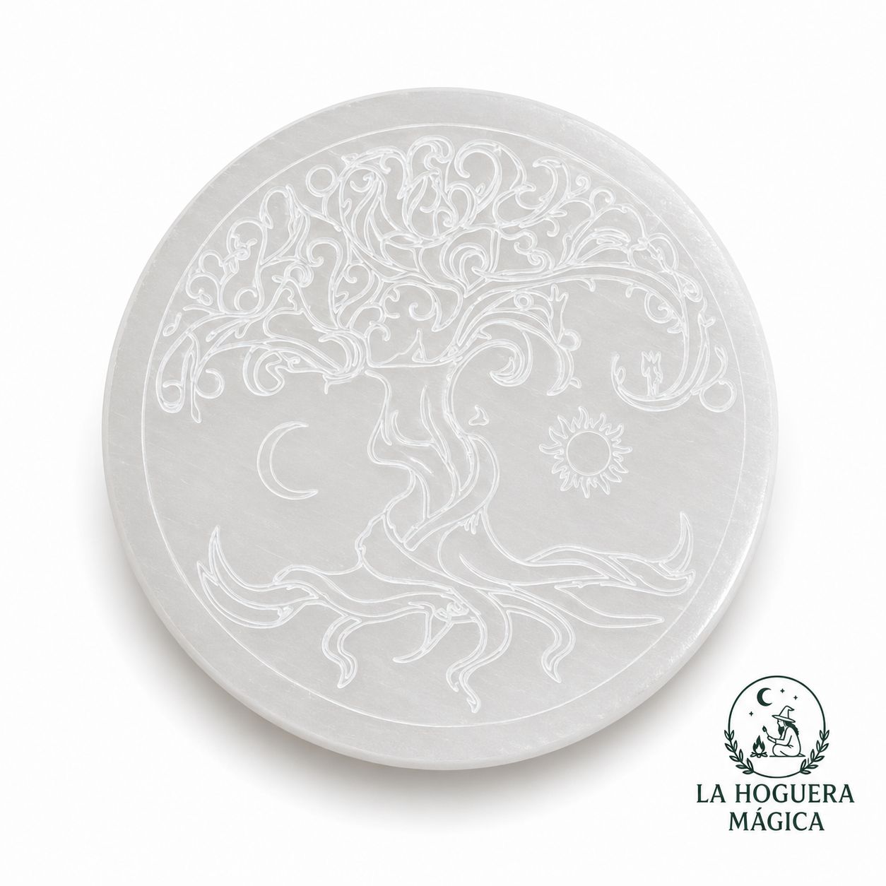 Selenita - Placa Árbol de la Vida