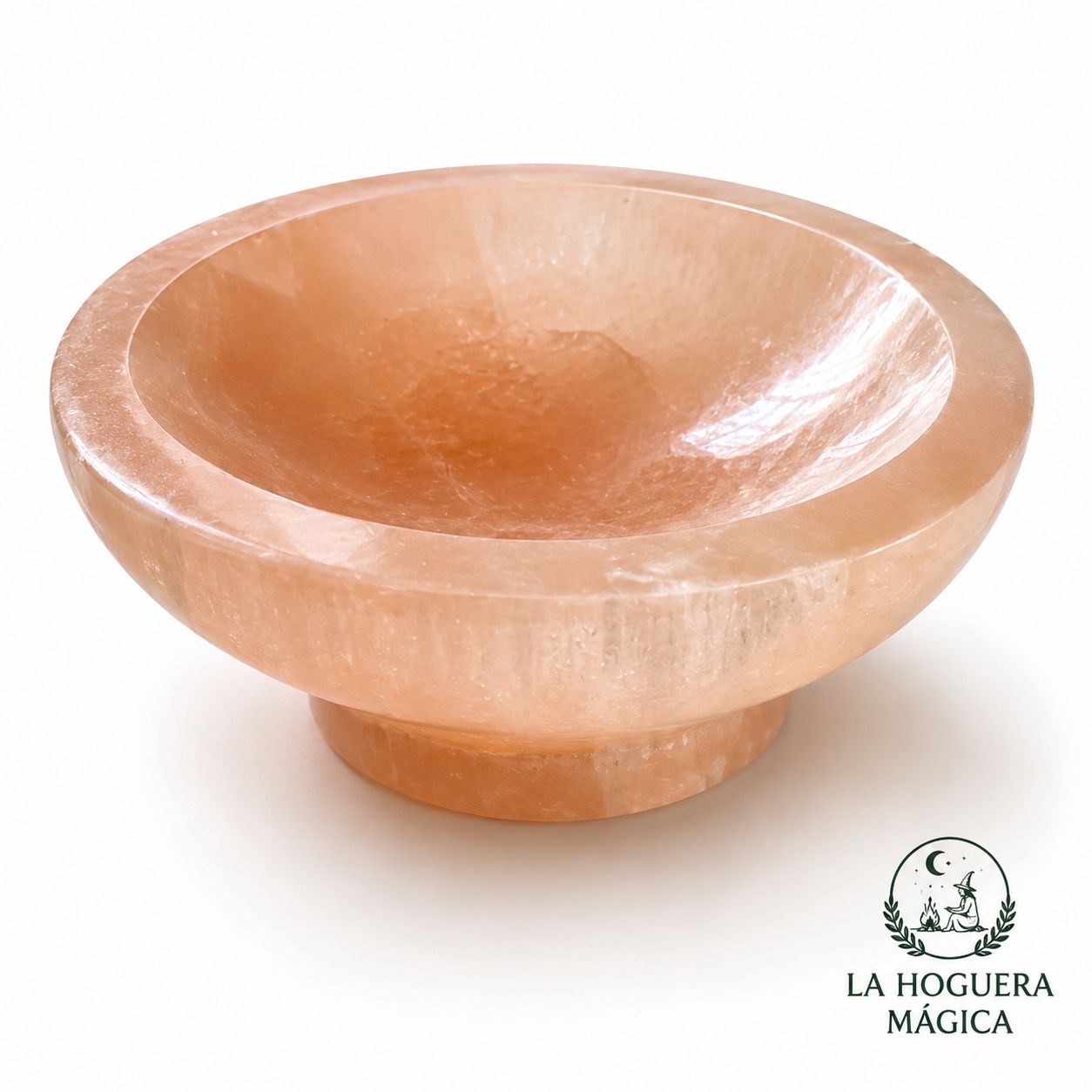 Selenita - Cuenco Selenita Naranja (12 cm)