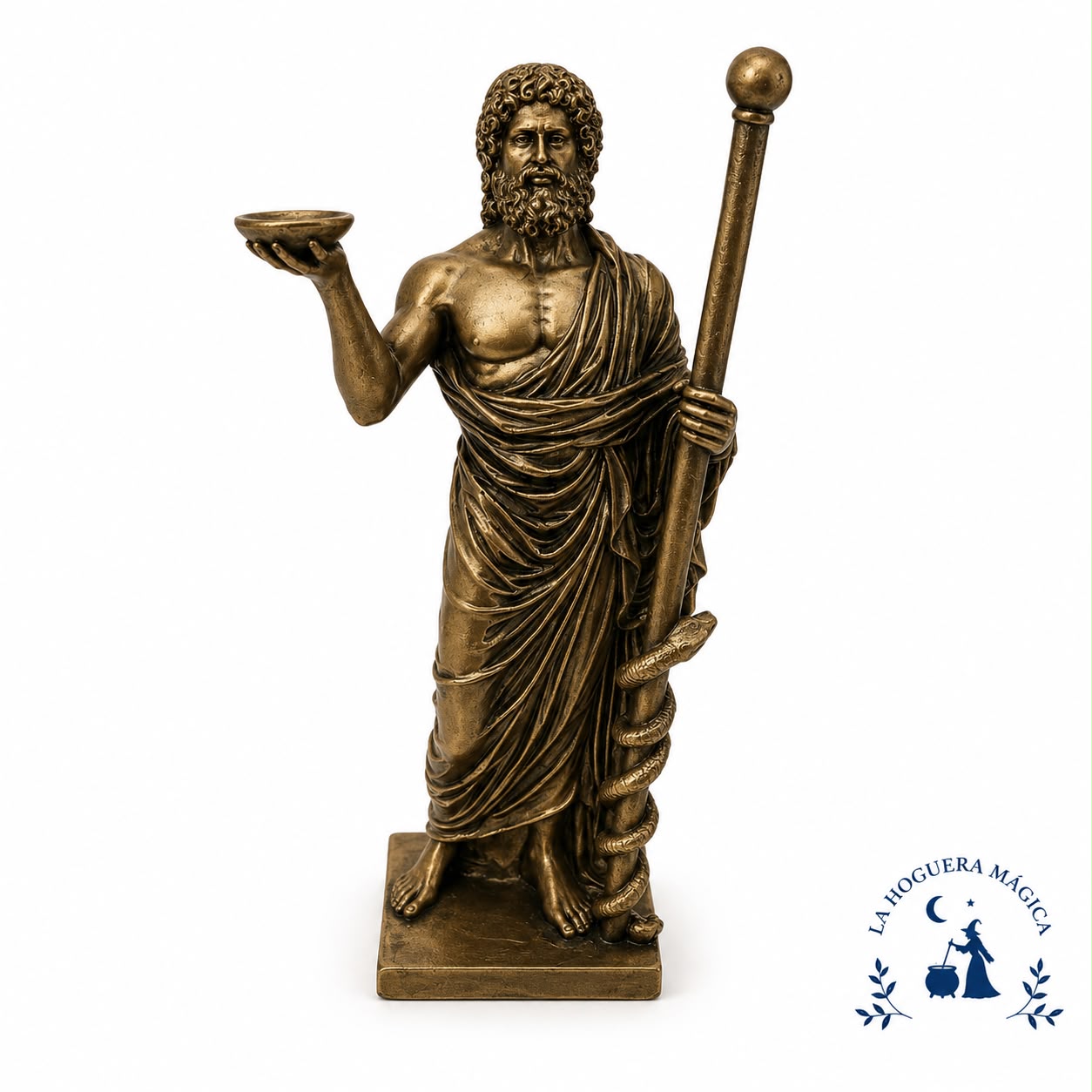 Figura - Dios Asclepio ( Dios de la Medicina)