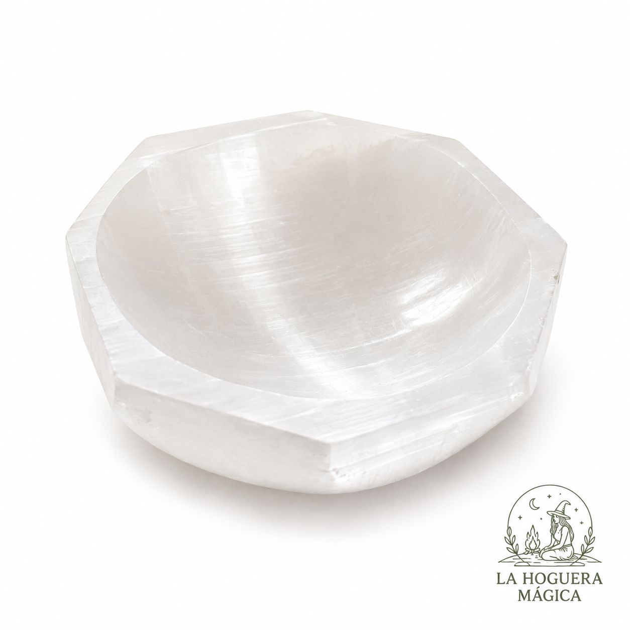 Selenita - Cuenco Octogonal ( 10 cm)
