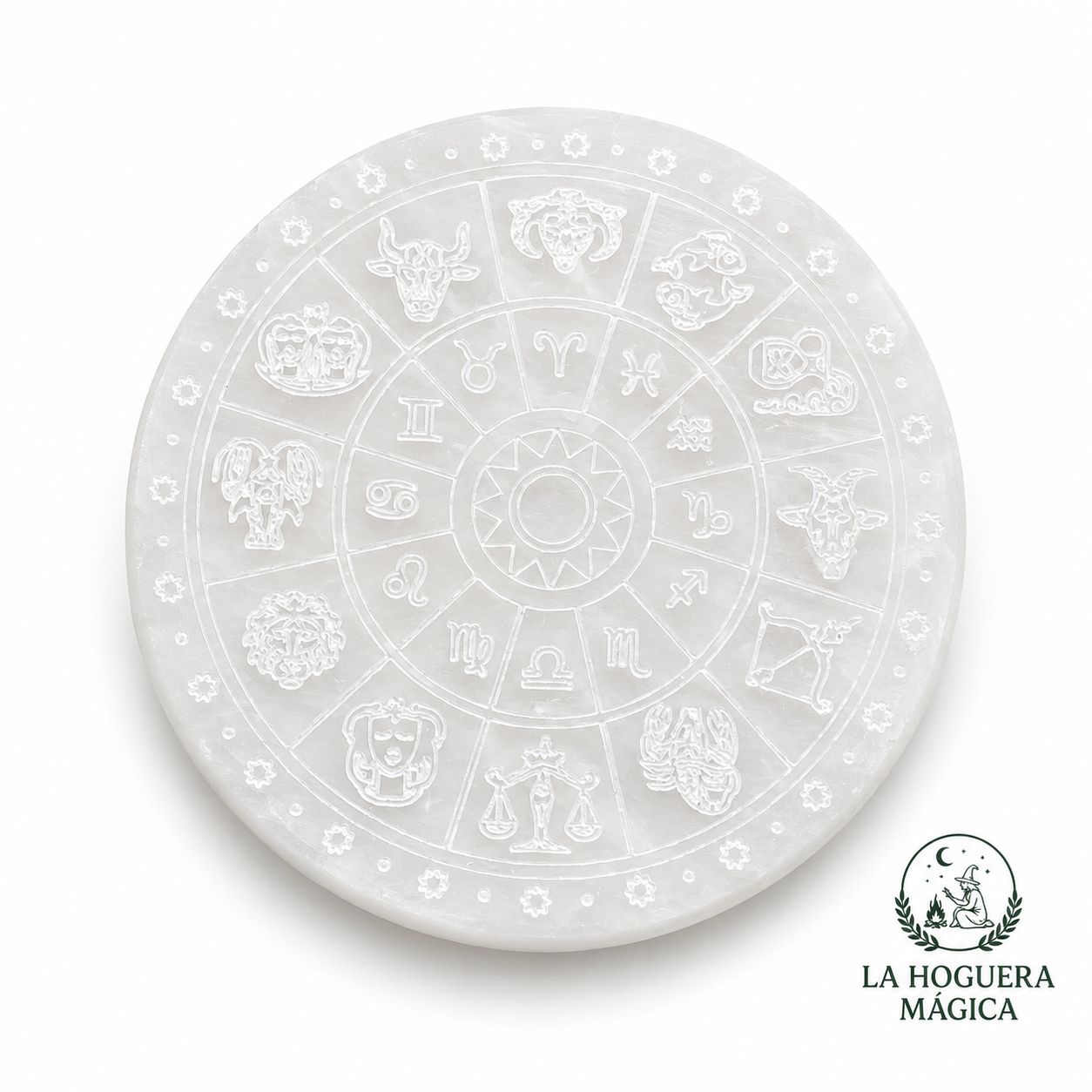 Selenita - Placa Signos del Zodiaco