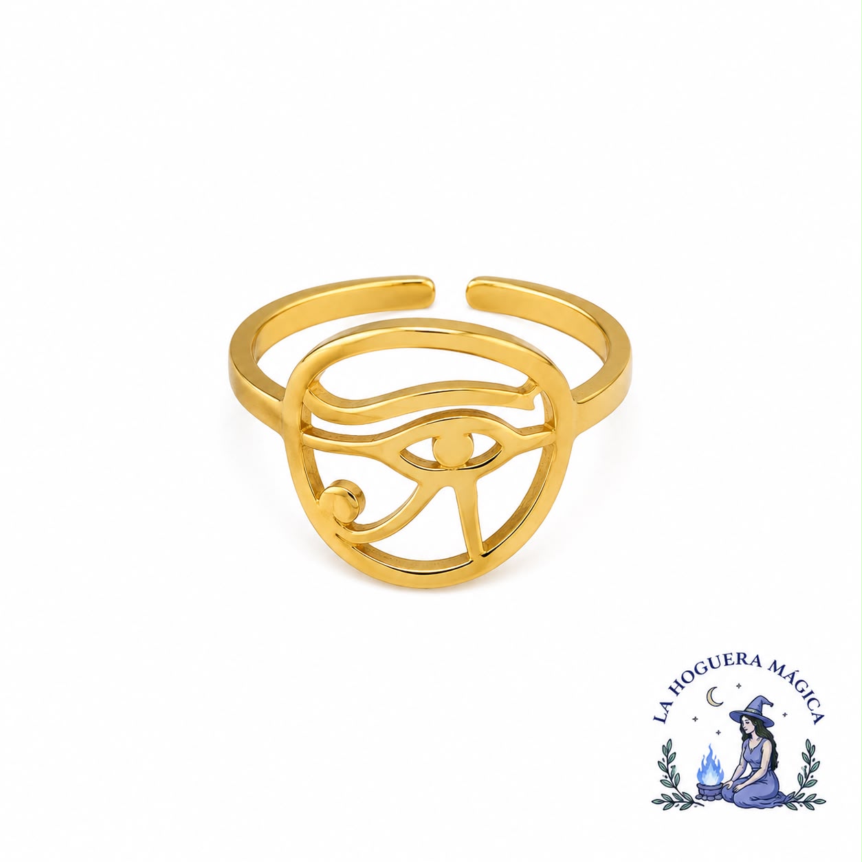 Bague - Acier Œil d'Horus