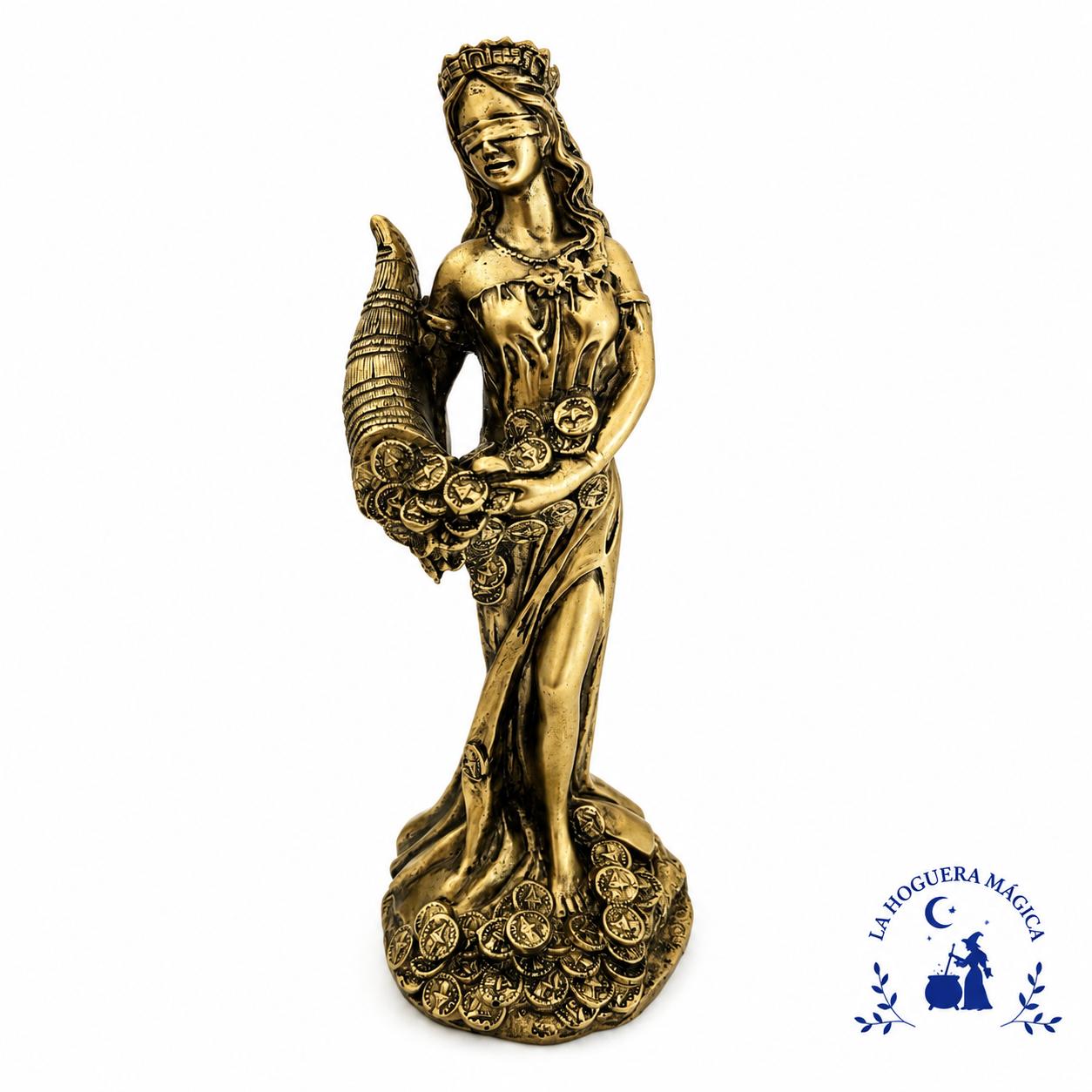 Figura - Diosa de la Fortuna Dorada
