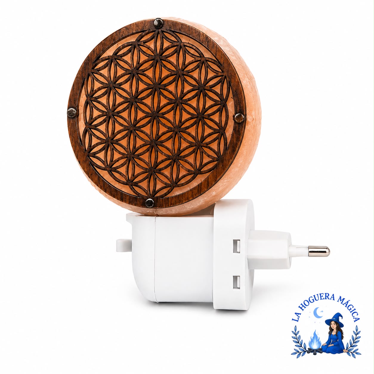 Lampe - Himalaya-Salz Lebensblume Steckdose