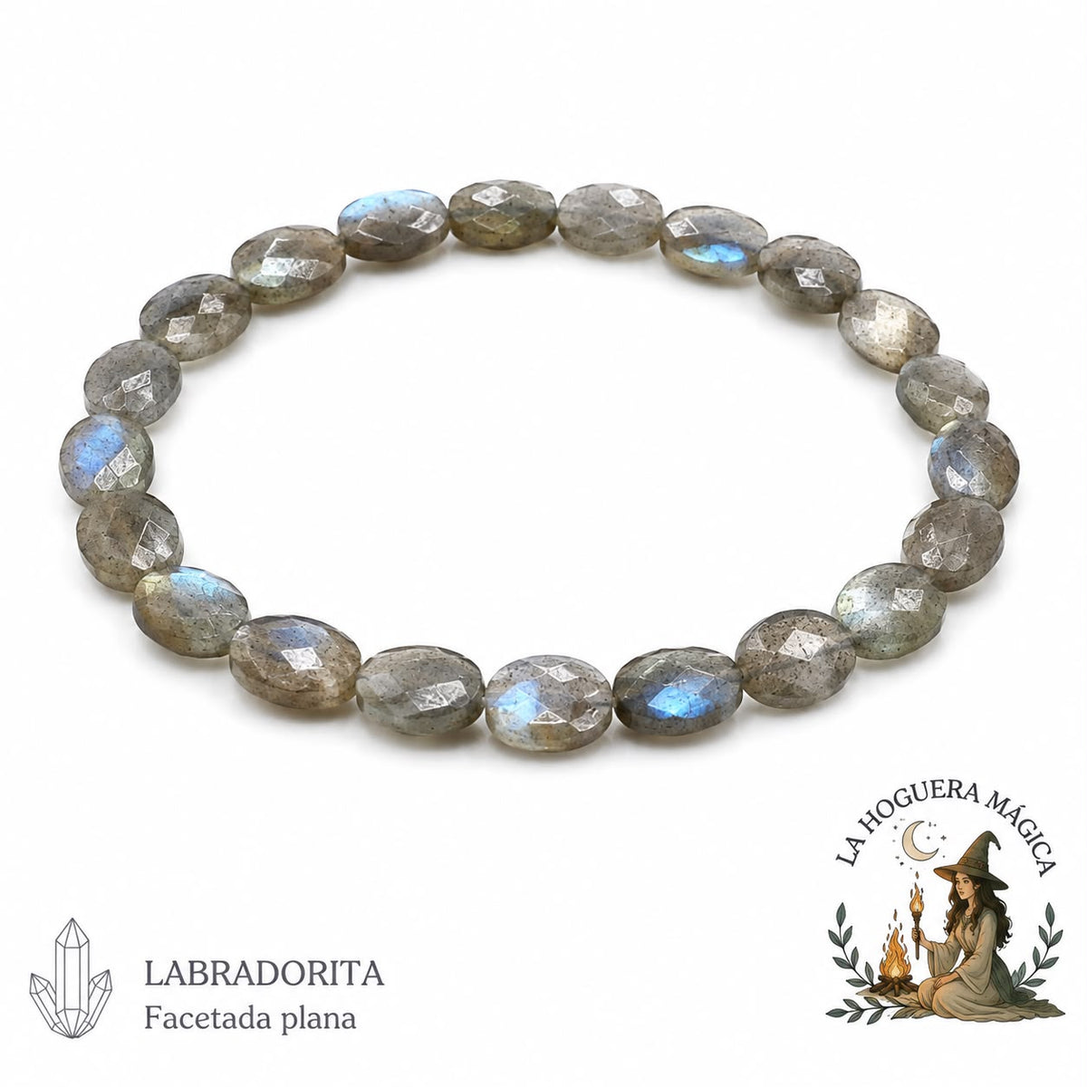 Armband - Labradorit (6 mm)