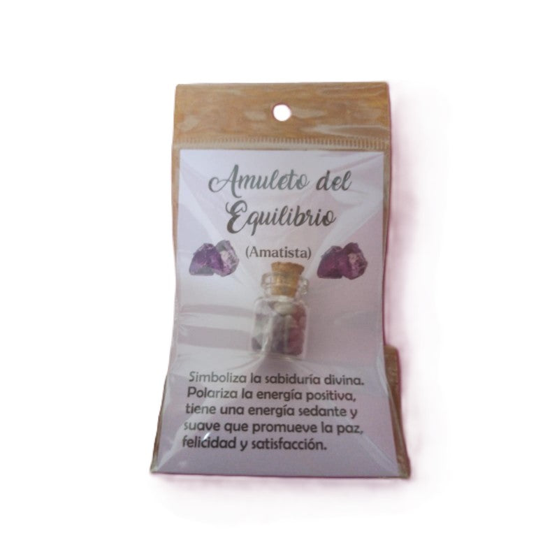 Frasco de Amatista (Amuleto del Equilibrio)