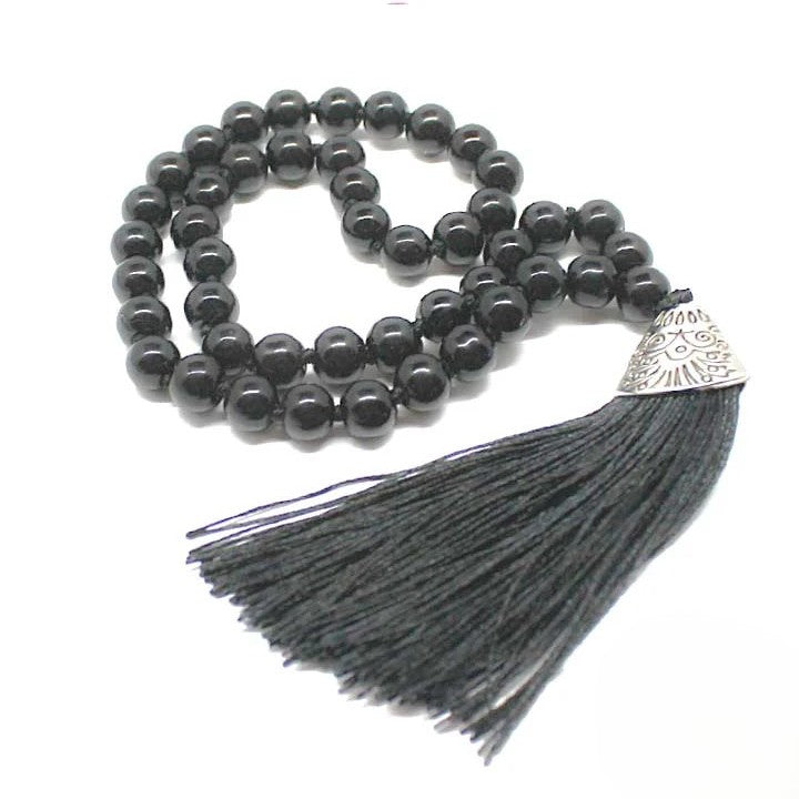 Instrumento - Contador de Códigos Sagrados 45 Cuentas Ónix