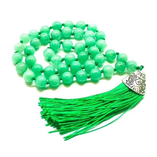 Instrumento - Contador Códigos Sagrados 45 Cuentas Aventurina Verde