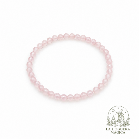 Armband - Rosenquarz (6 mm)