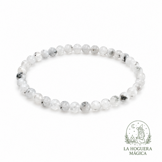 Pulsera - Piedra Luna Arco Iris