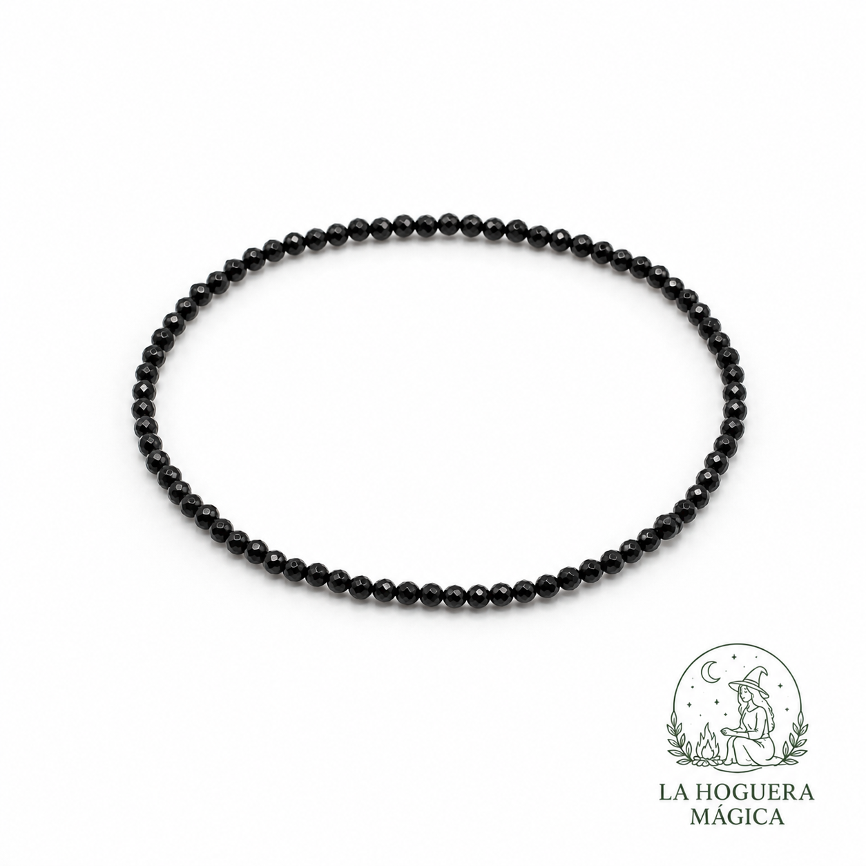 Pulsera - Turmalina Negra Facetada