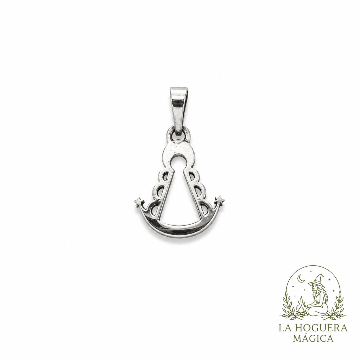 Plata - Colgante Virgen Rocio finito
