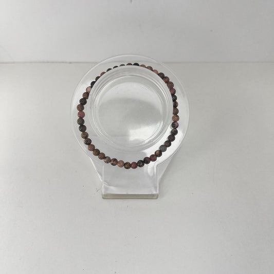 Pulsera - Rodonita (4 mm)
