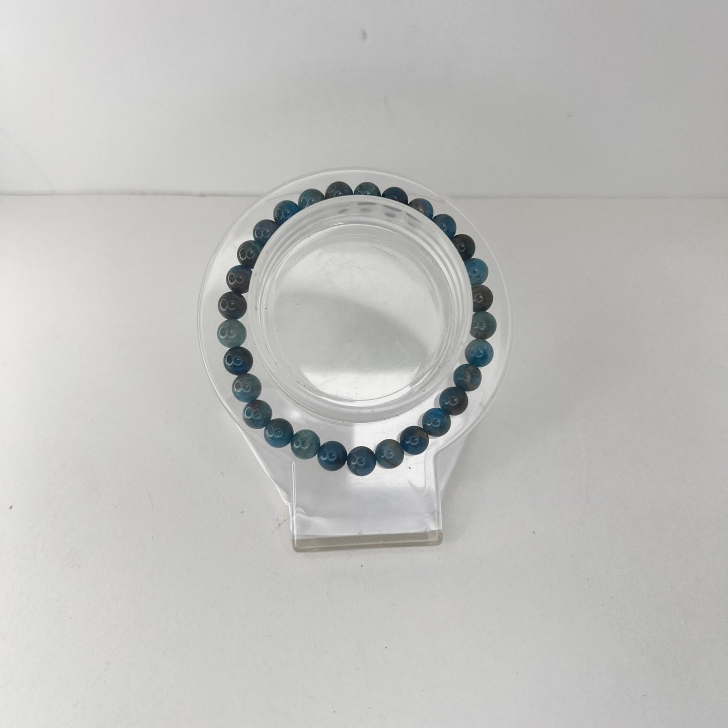Pulsera - Apatita Azul (6 mm)