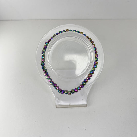 Pulsera - Hematita Arcoíris (4 mm)