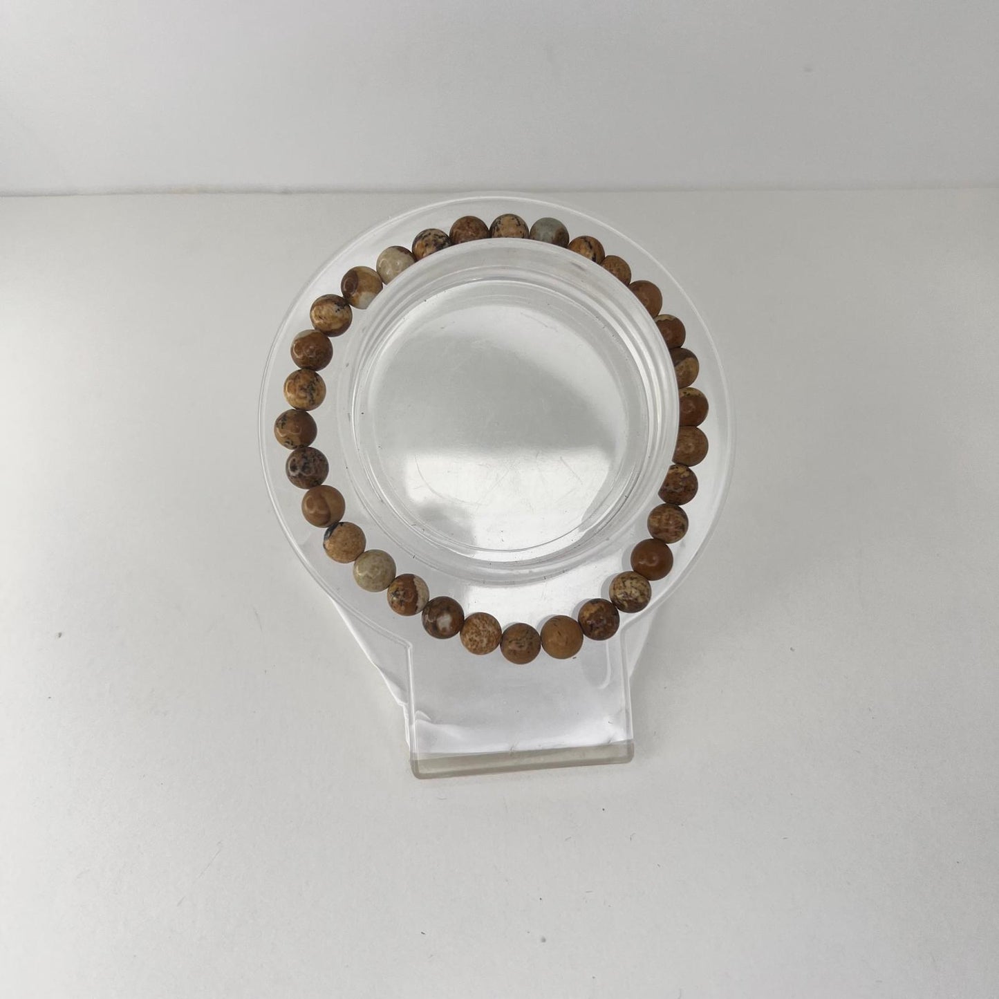 Pulsera - Jaspe Madera (6 mm)