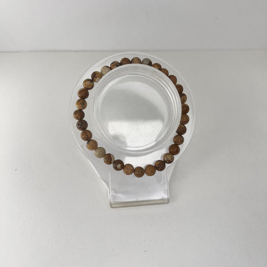 Pulsera - Jaspe Madera (6 mm)