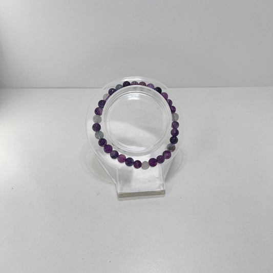 Pulsera - Fluorita Morada (6 mm)