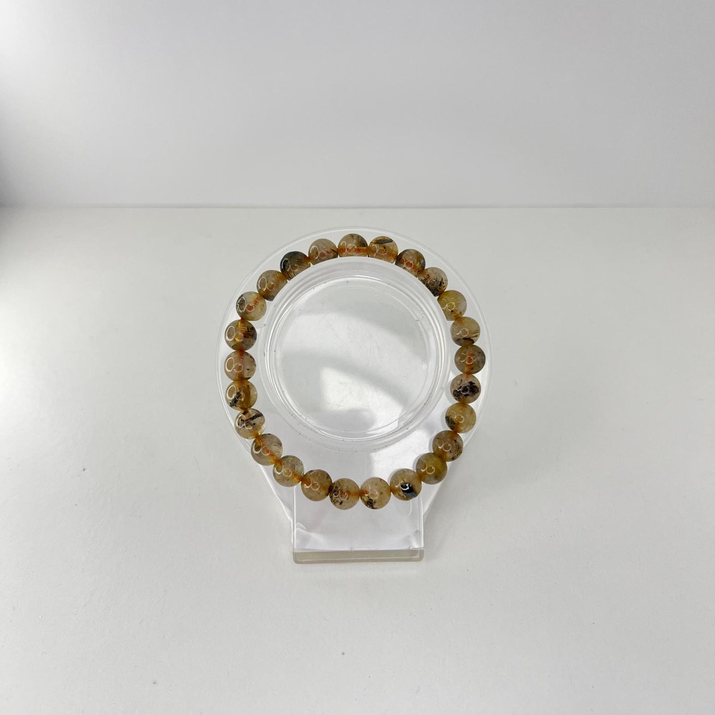 Pulsera - Cuarzo Rutilado (8 mm)
