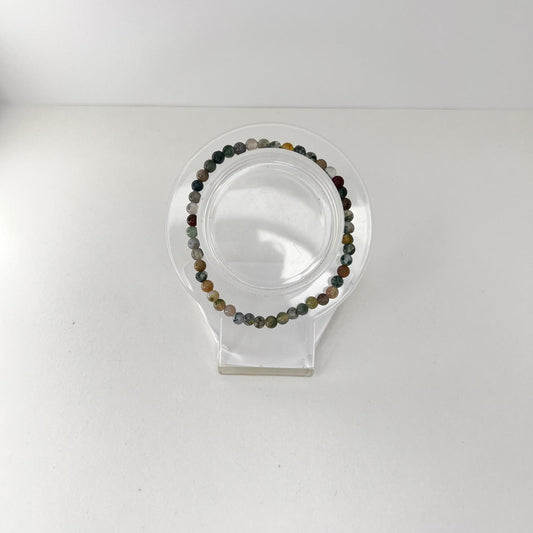 Pulsera - Ágata India (4 mm)