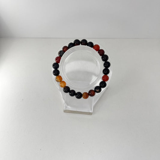 Pulsera - Ágata Fuego (8 mm)