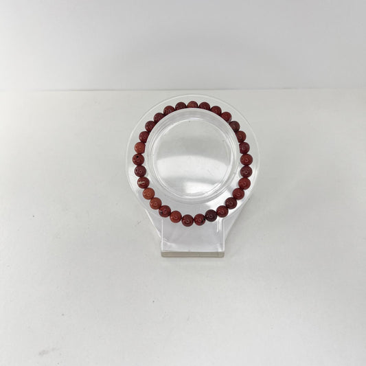 Pulsera - Jaspe Rojo (6 mm)