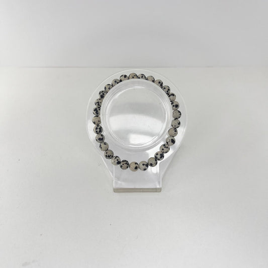 Pulsera - Jaspe Dálmata (6 mm)