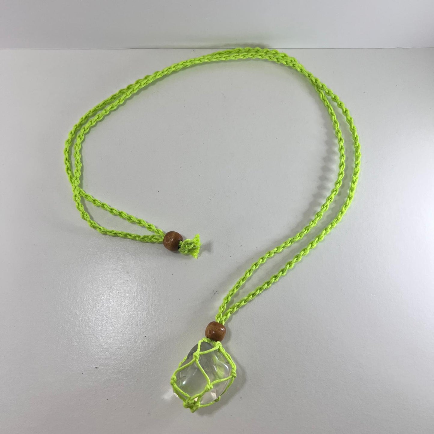 Collar - Cordón Macramé Verde