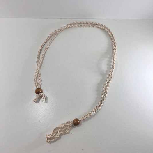 Collar - Cordón Macramé Crudo