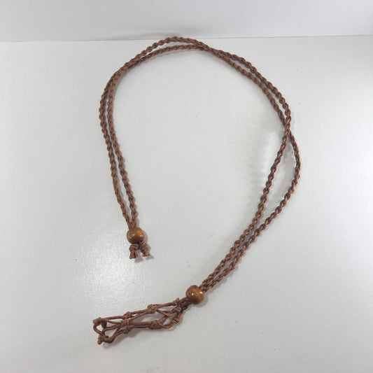 Collar - Cordón Macramé Marrón