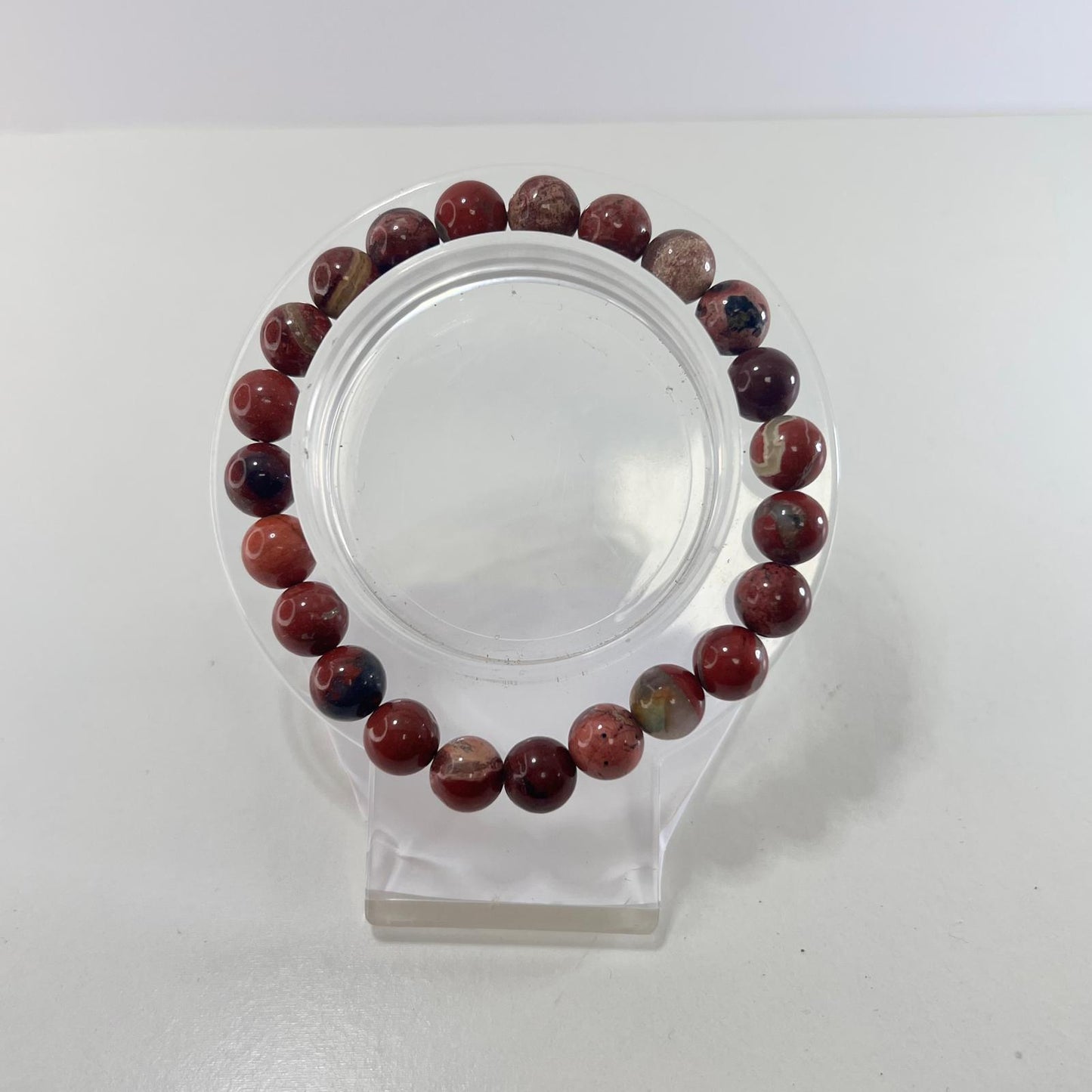 Pulsera - Jaspe Rojo (8 mm)