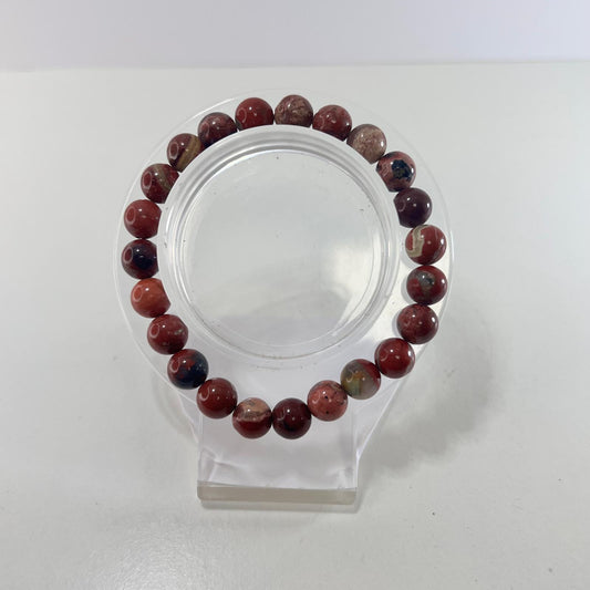 Pulsera - Jaspe Rojo (8 mm)