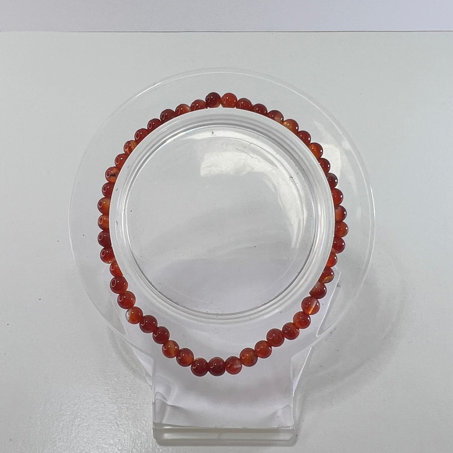 Pulsera - Cornalina (4 mm)