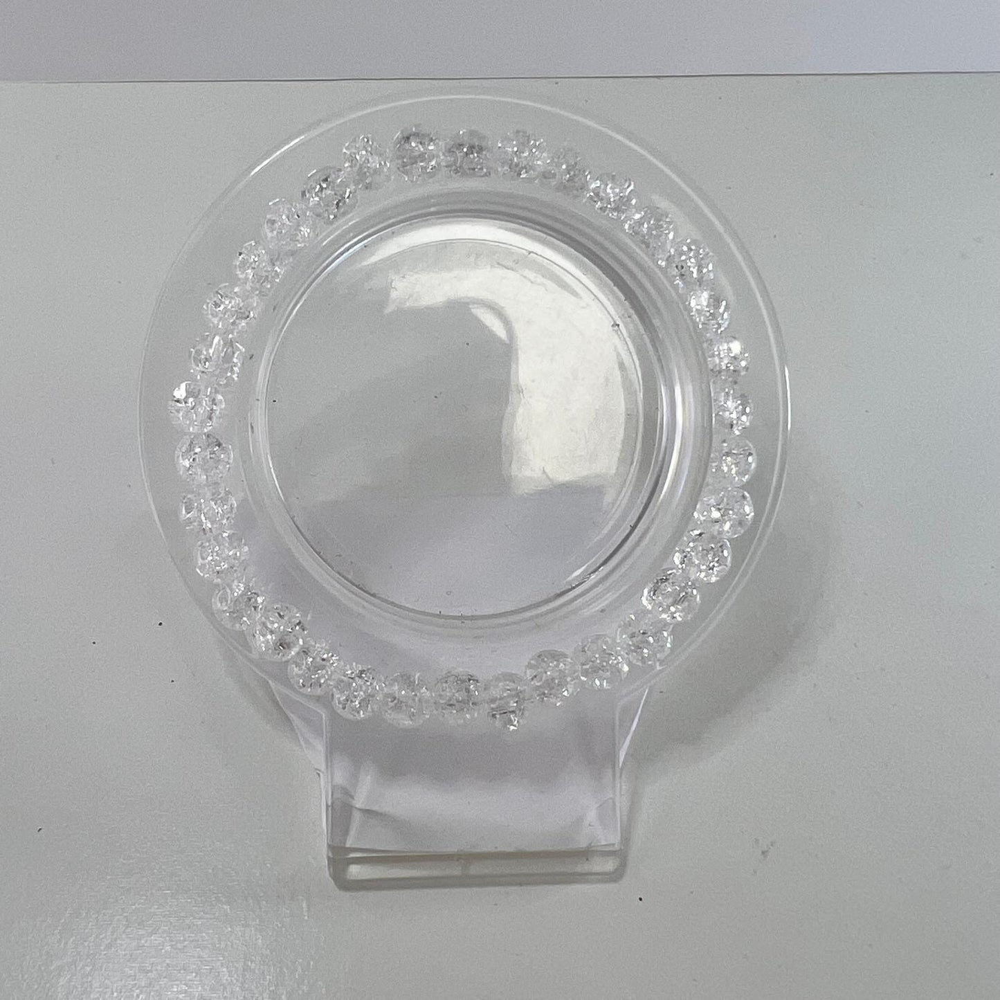 Pulsera - Cuarzo Blanco Craquelado (6 mm)