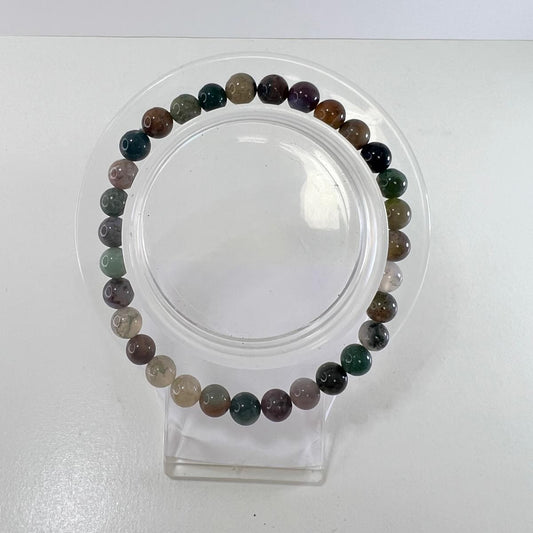 Pulsera - Ágata India (6 mm)