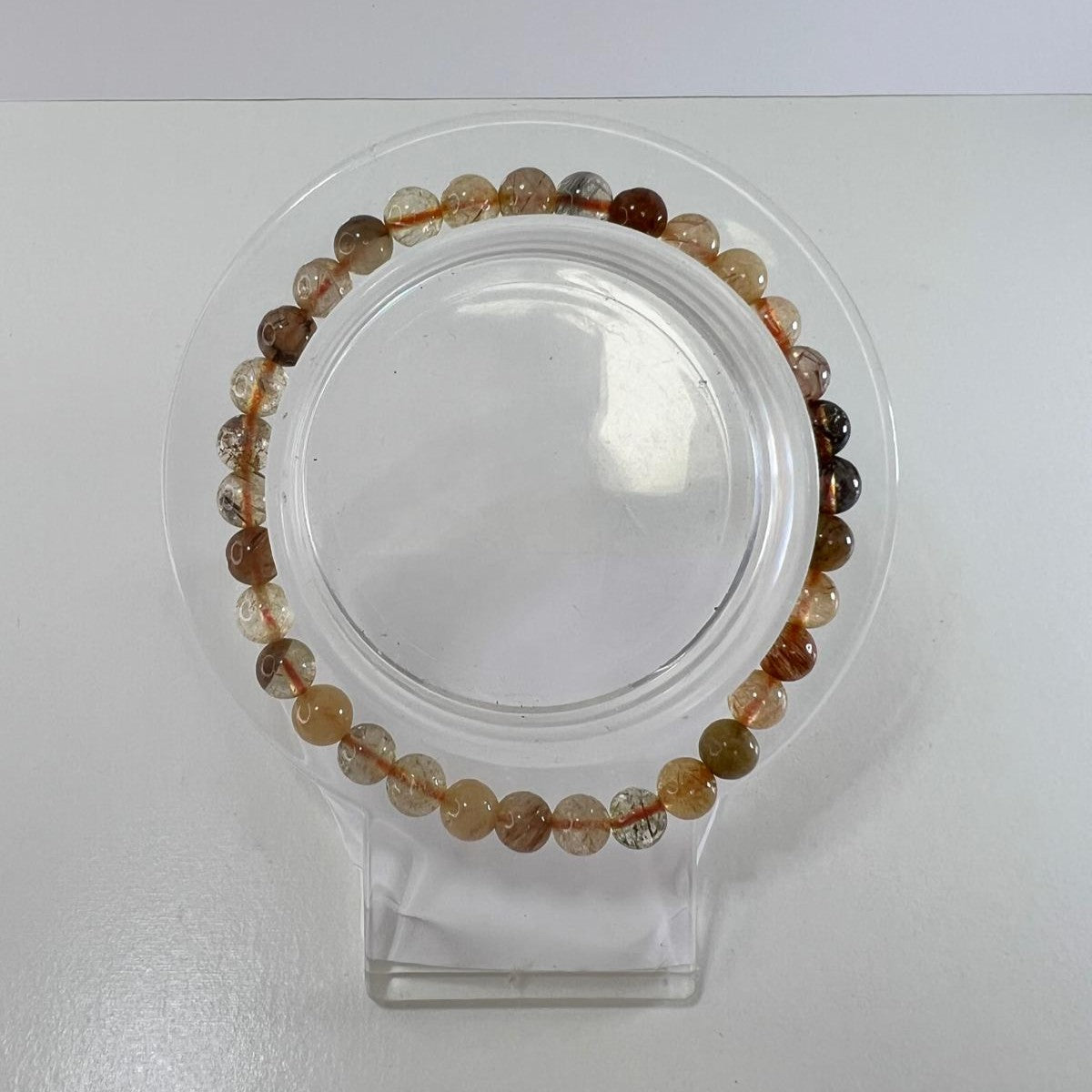 Pulsera - Cuarzo Rutilado (6 mm)
