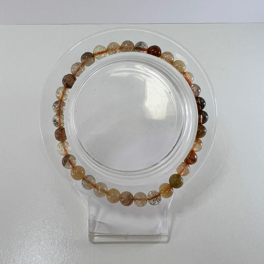 Pulsera - Cuarzo Rutilado (6 mm)