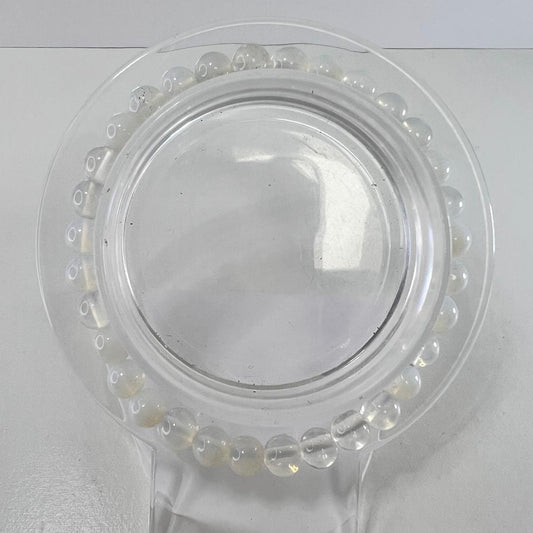 Pulsera - Cuarzo Blanco (6 mm)