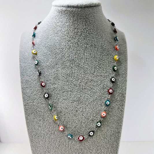 Collar - Acero Ojos Turcos