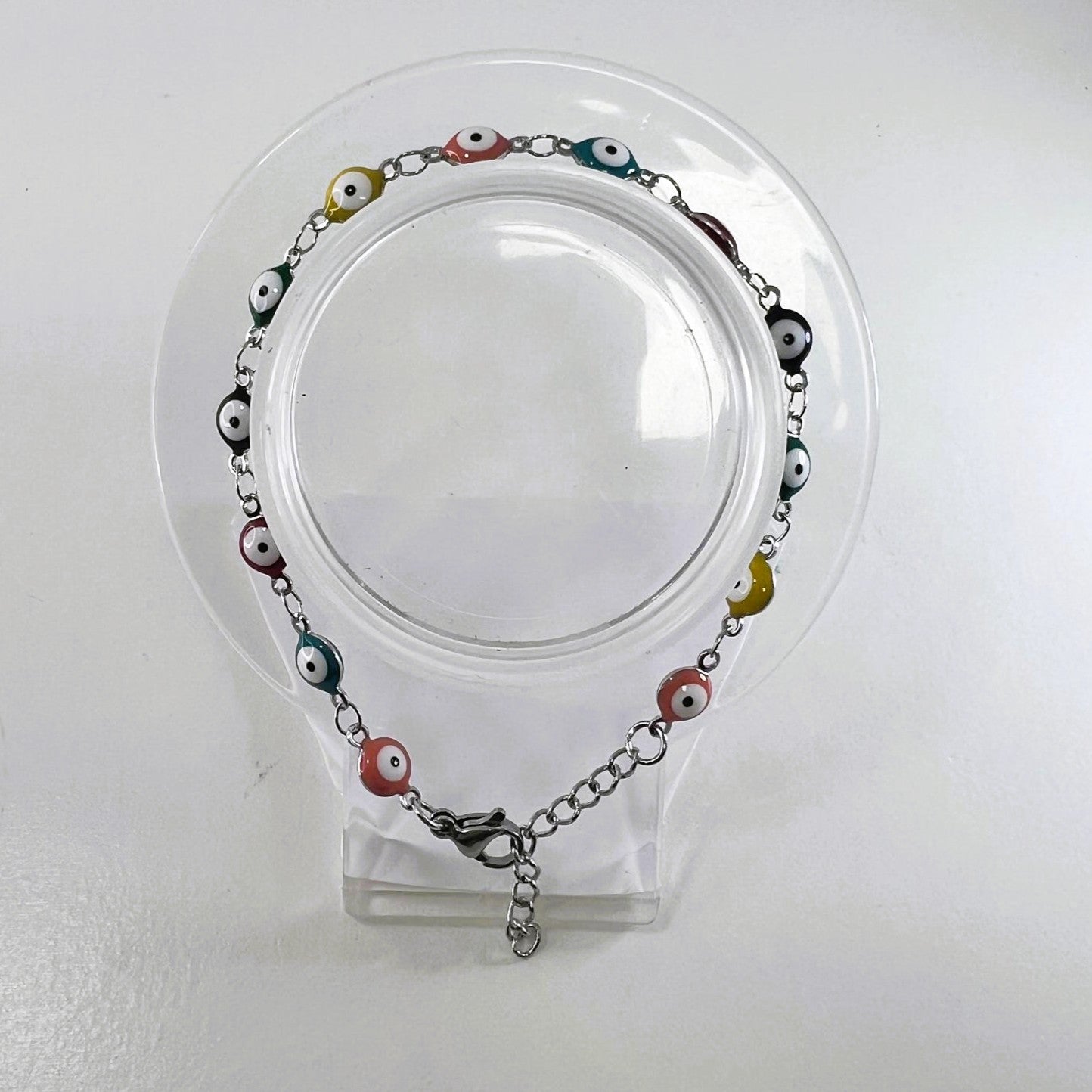 Pulsera - Acero Ojos Turcos