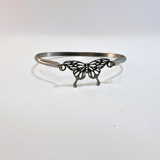 Pulsera - Brazalete Acero Mariposa