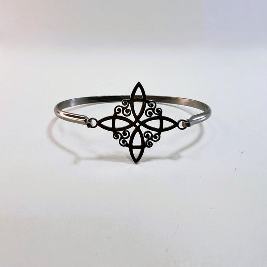 Pulsera - Brazalete Acero Nudo de Bruja