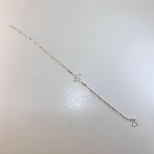 Plata - Pulsera Nudo de Bruja